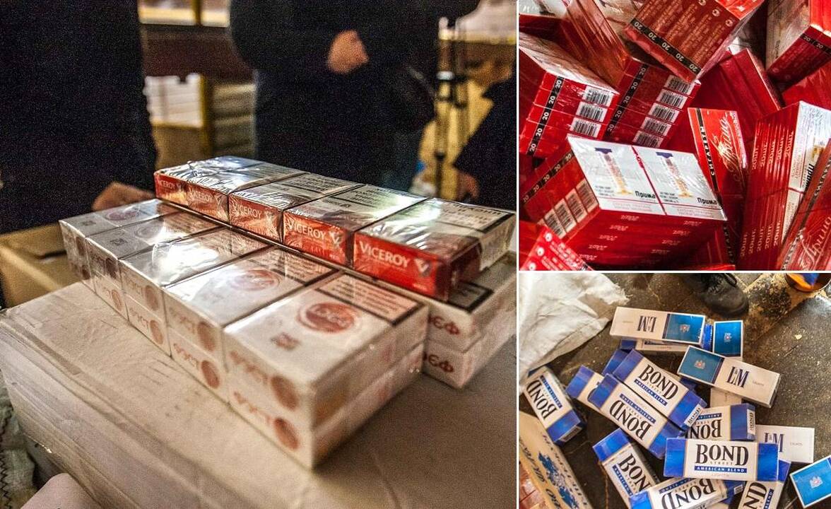 Skaičius: dėl rūkalų kontrabandos vien pernai Lietuvos biudžetas negavo mažiausiai 66 mln. eurų pajamų.