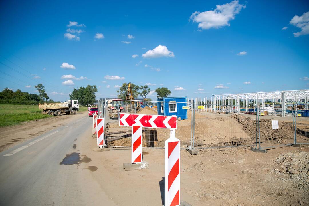 Eismas: įrengtas žiedas leis įvažiuoti į "Depo", tačiau nepadidins kelio į Giraitę pralaidumo.