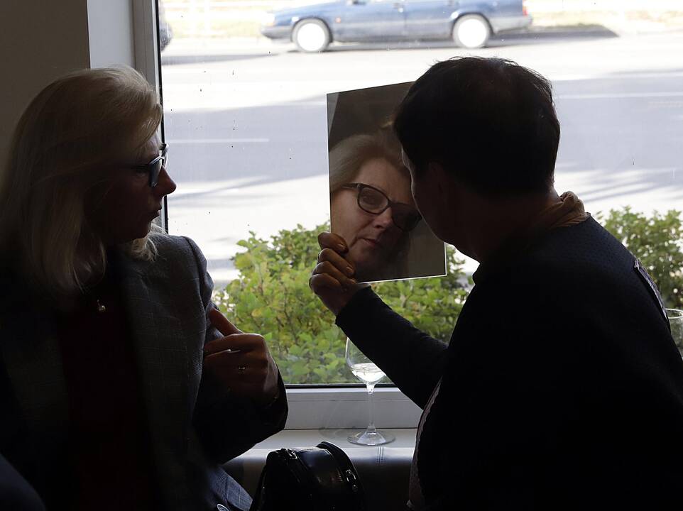 Pristatymas: renginio metu pademonstruota, kaip stiklas skyla ir koks stiklas yra saugus.