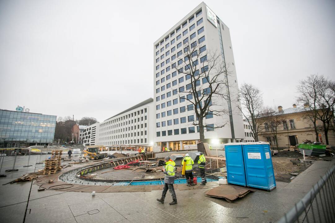 Naujakuriai: naujame verslo centre jau veikia pirmieji verslai.