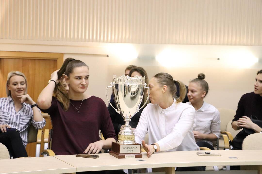 „Aistės-LSMU“ krepšinio komandai – miesto padėka