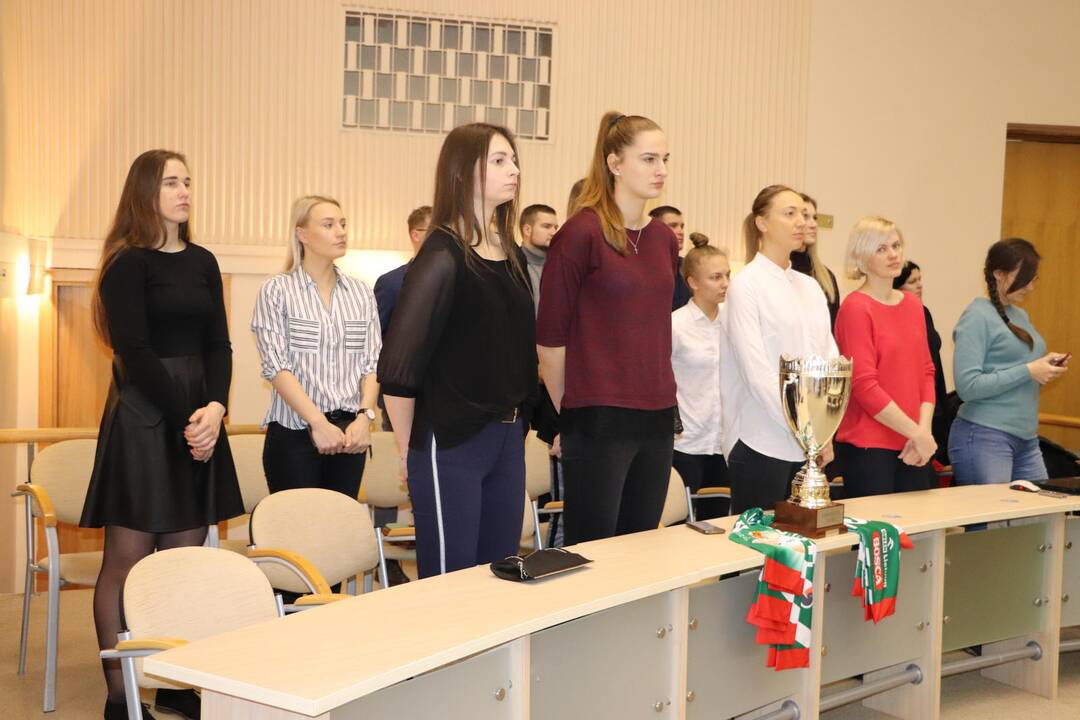 „Aistės-LSMU“ krepšinio komandai – miesto padėka