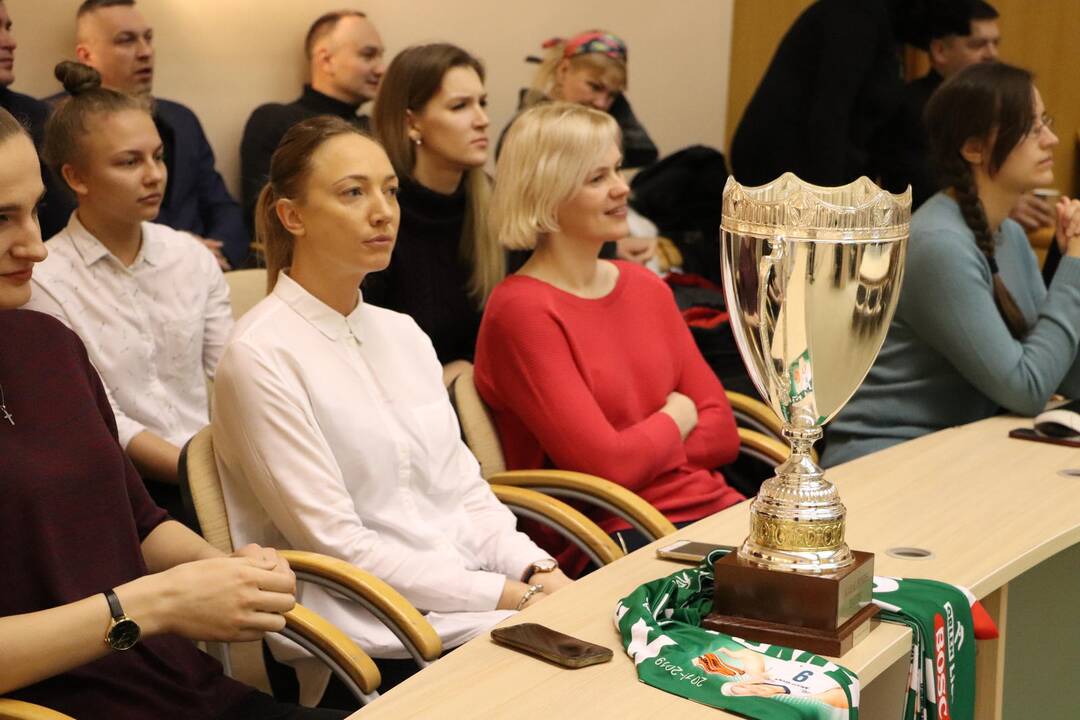 „Aistės-LSMU“ krepšinio komandai – miesto padėka