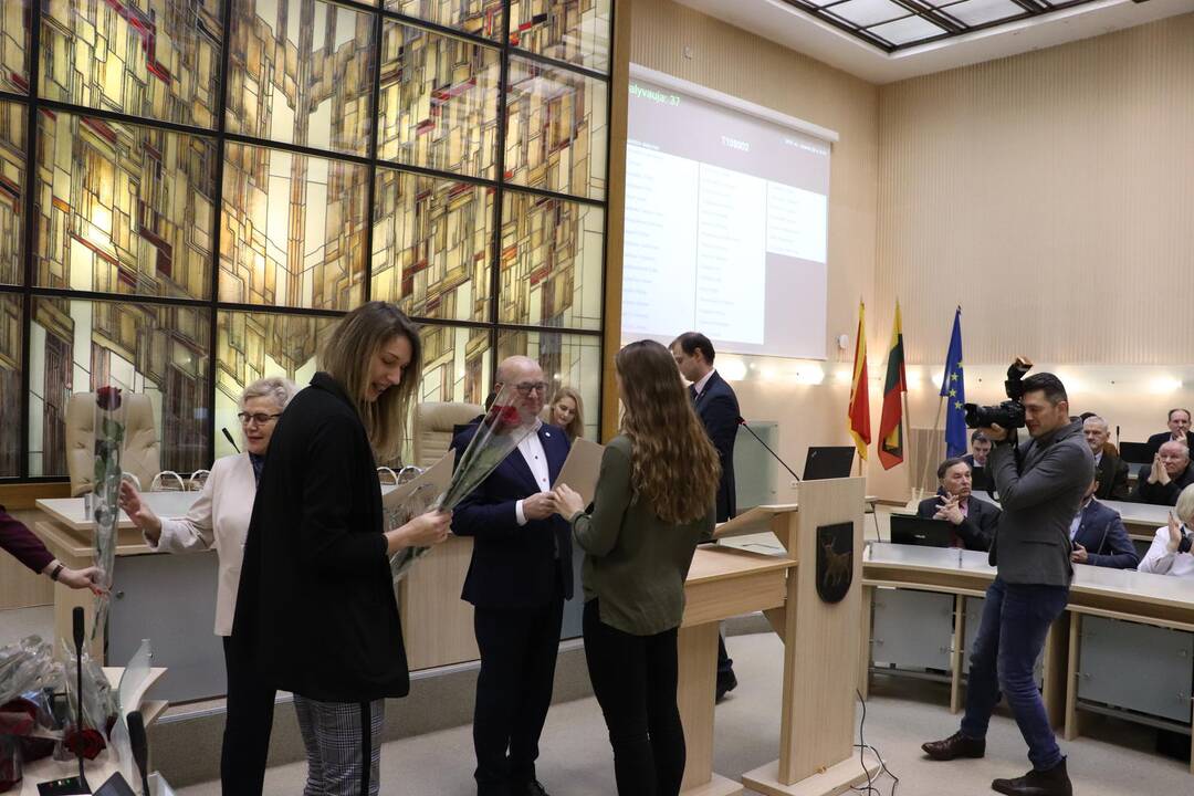 „Aistės-LSMU“ krepšinio komandai – miesto padėka