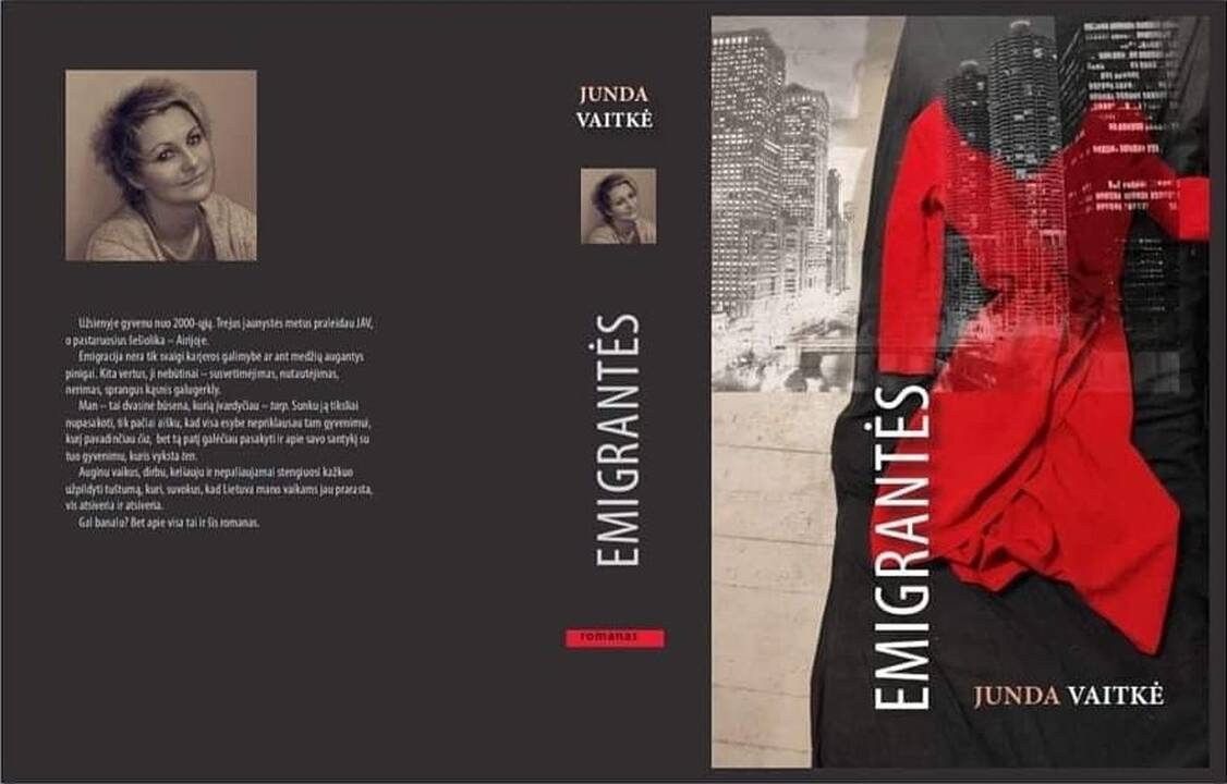Tema: savajame romane E.Vaitkienė atskleidžia emigrantų patirtis. „Suvokti emigrantų tuštumą yra sunku“, – sako ji.
