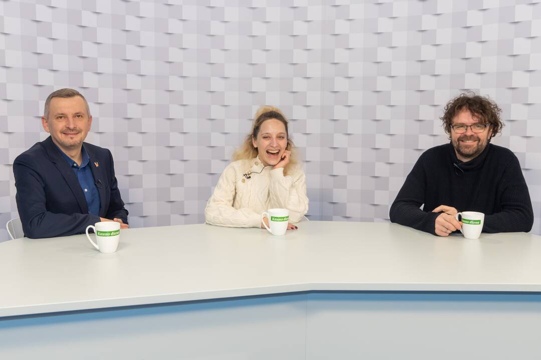 Gražvydas Muižys, Gabija Siurbytė ir Ernerstas Jankauskas