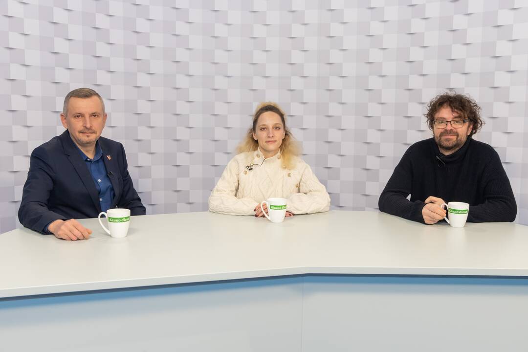 Gražvydas Muižys, Gabija Siurbytė ir Ernerstas Jankauskas