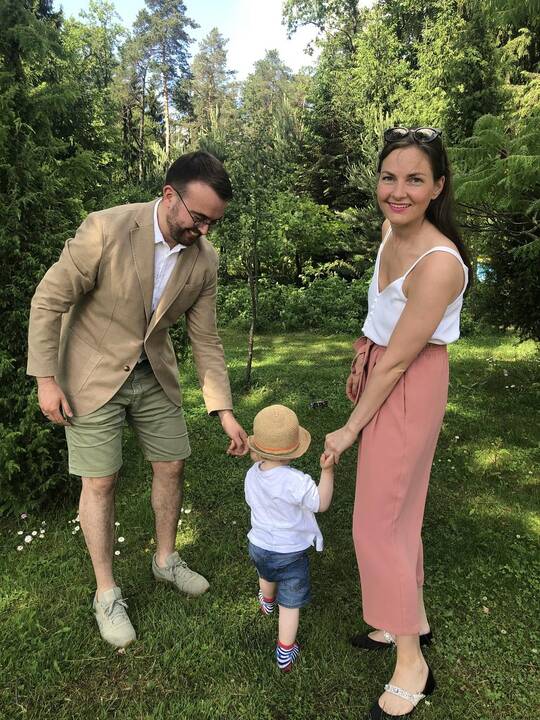 Vardas: Povilo ir Birutės Mačiulių šeimoje Jonų tradiciją pratęsė pernai gimęs sūnus.