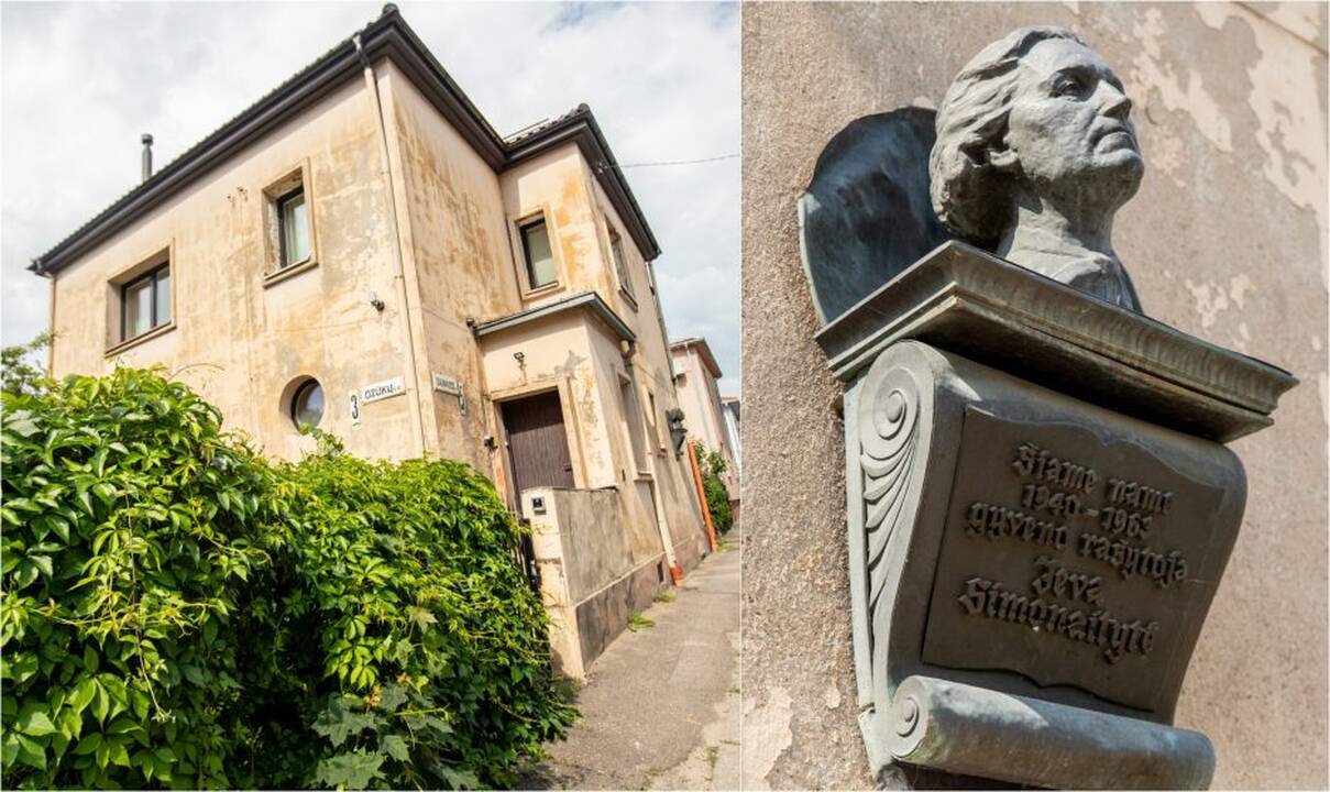 Situacija: kol vyksta teismai, architektūriniu paveldo objektu pripažinto namo, kuriame gyveno I.Simonaitytė, negalima tvarkyti.