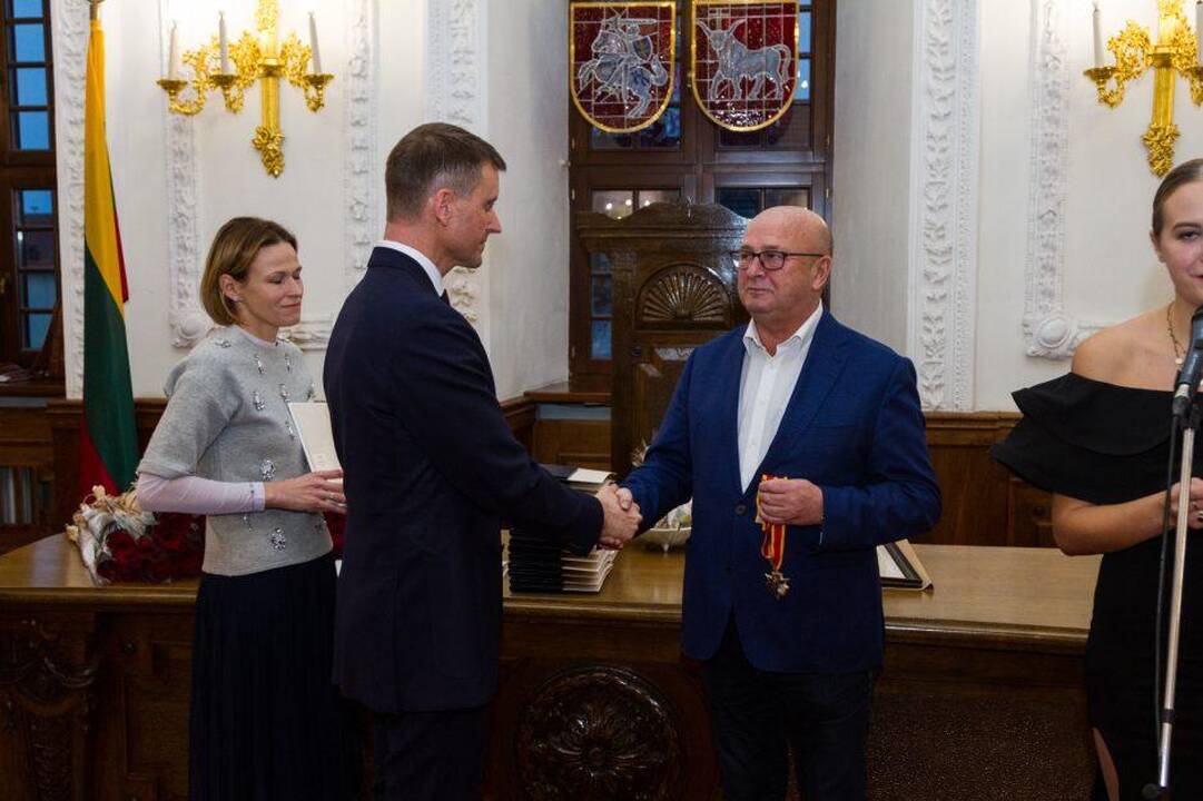 Nerijus Mikelionis (kairėje) ir Visvaldas Matijošaitis (dešinėje)