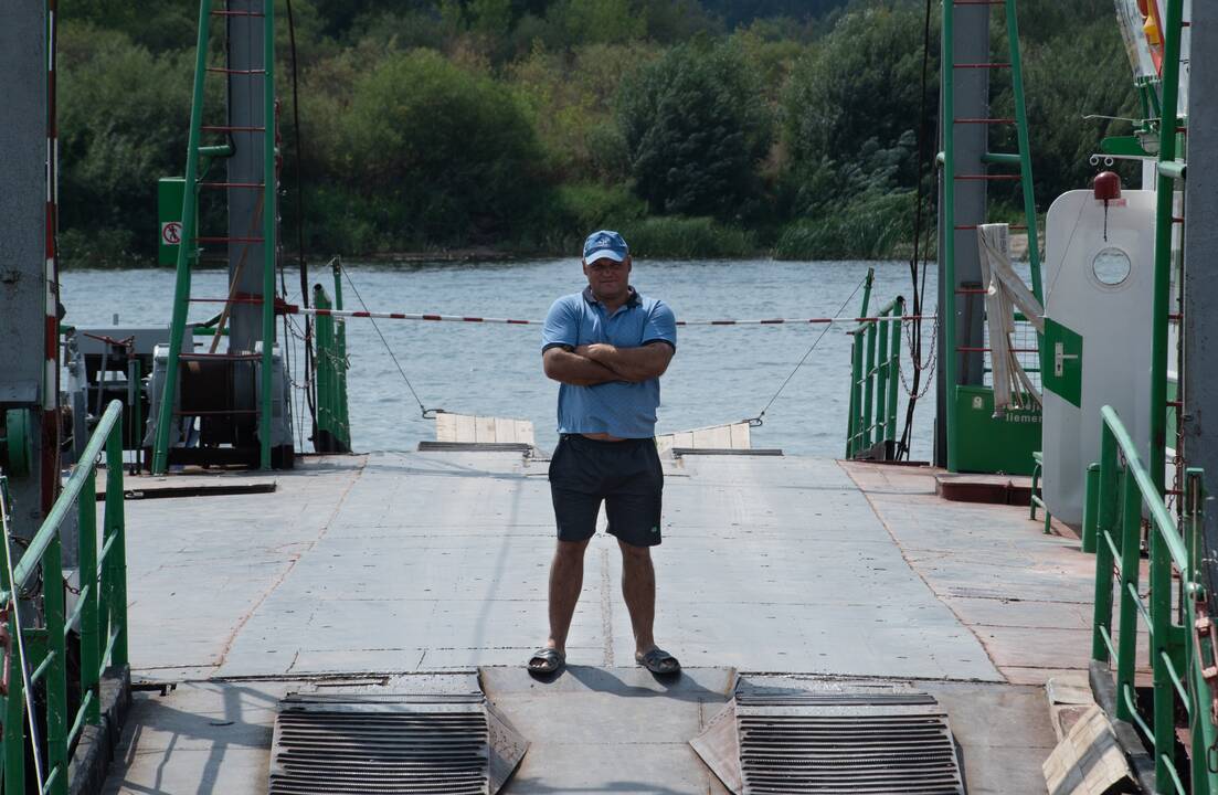 Tęstinumas: P.Chadaravičiaus tėvas taip pat buvo keltininkas, o jis pats žada čia dirbti tol, kol galės.