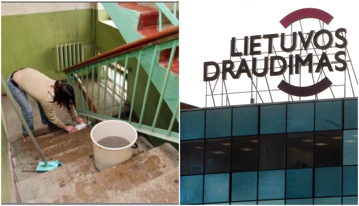 Nustebino: "Lietuvos draudimas" pateikė sąskaitą gyventojams, o ne darbininkams, dėl kurių kaltės įvyko avarija.