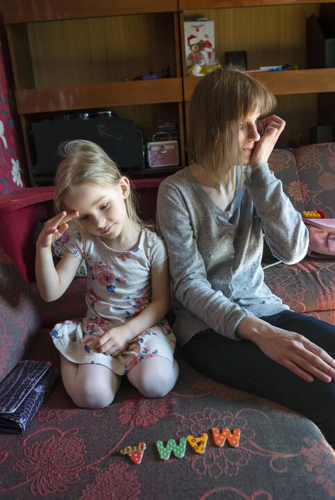 Svarbu: neregiams fotografija nieko nesako, tačiau Laura ir kūrėjas neabejojo parodos nauda matantiems.