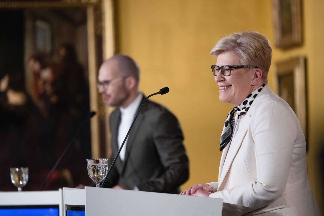 Porinkiminė I. Šimonytės spaudos konferencija