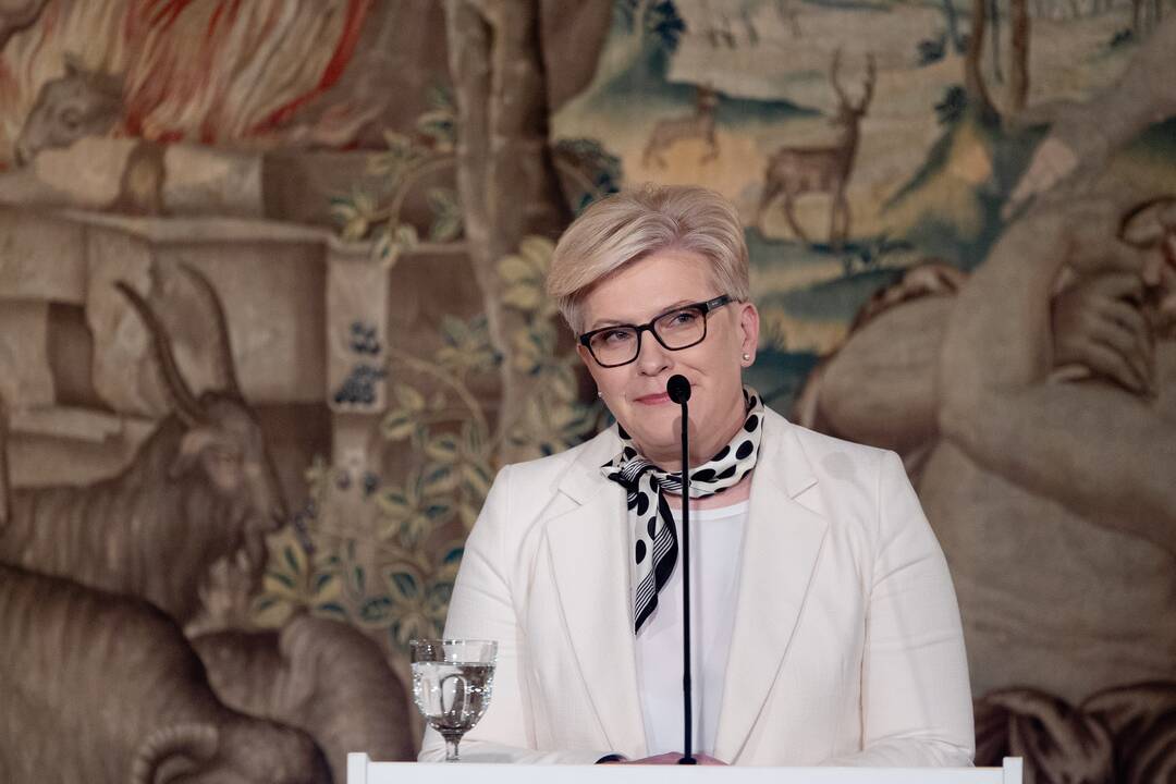 Porinkiminė I. Šimonytės spaudos konferencija