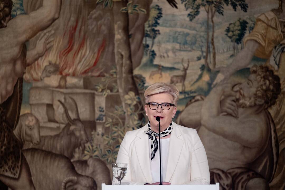Porinkiminė I. Šimonytės spaudos konferencija