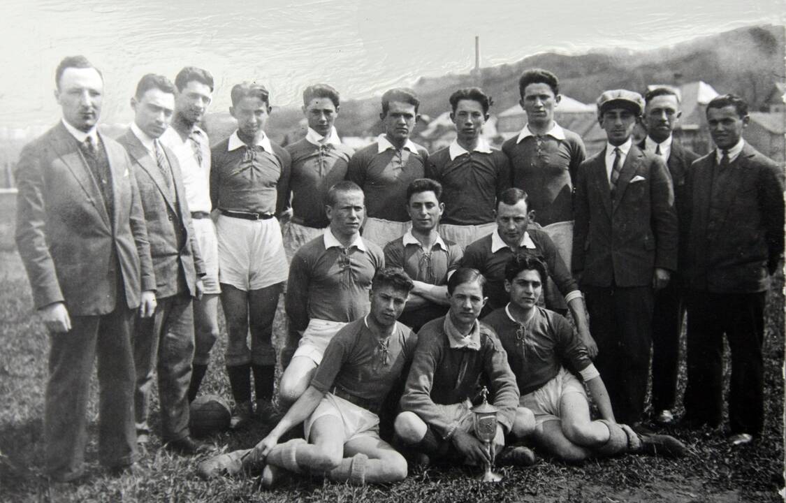 „Makabi“ stadiono vietą primins skulptūra Jonavos gatvėje