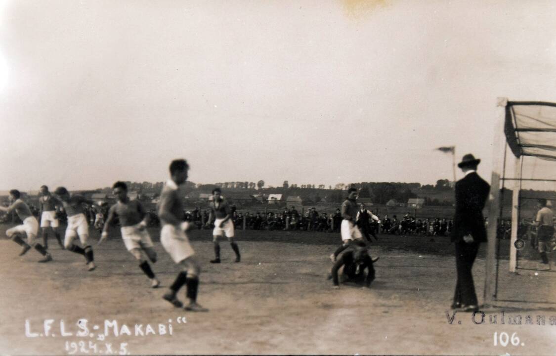 „Makabi“ stadiono vietą primins skulptūra Jonavos gatvėje