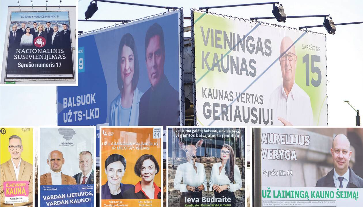 Įvairovė: šūkis – vienas iš būtinų rinkimų kampanijos atributų.