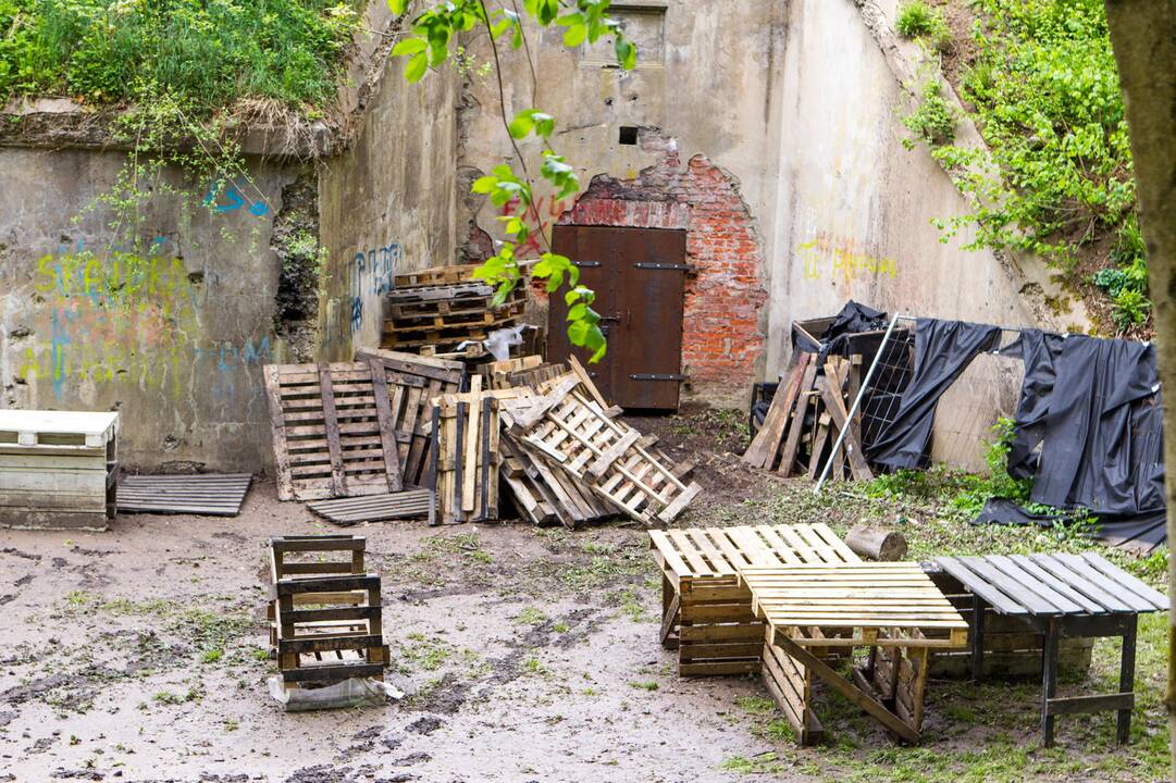 Užlieta Kauno tvirtovės parako sandėlių teritorija