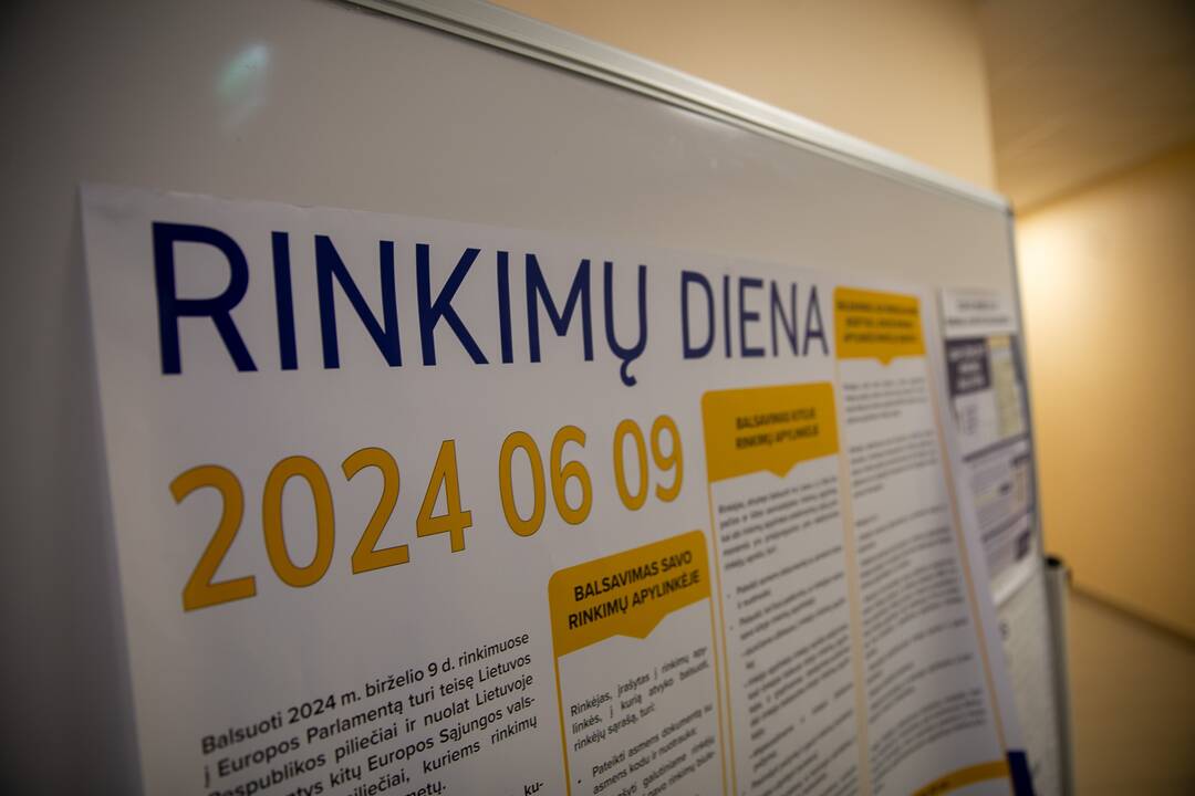 Lietuva renka narius į Europos Parlamentą