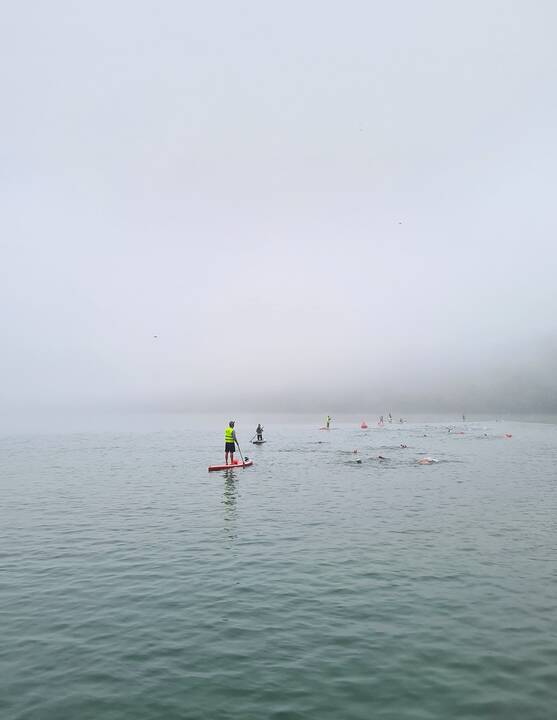 Išbandymas: Vilniaus plaukimo maratonas – asmeninis iššūkis kiekvienam dalyviui.