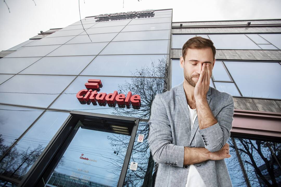 Tvarka: patikrinti 75 eurų vertės pervedimą „Citadelės“ banke klientui atsiėjo 150 eurų.