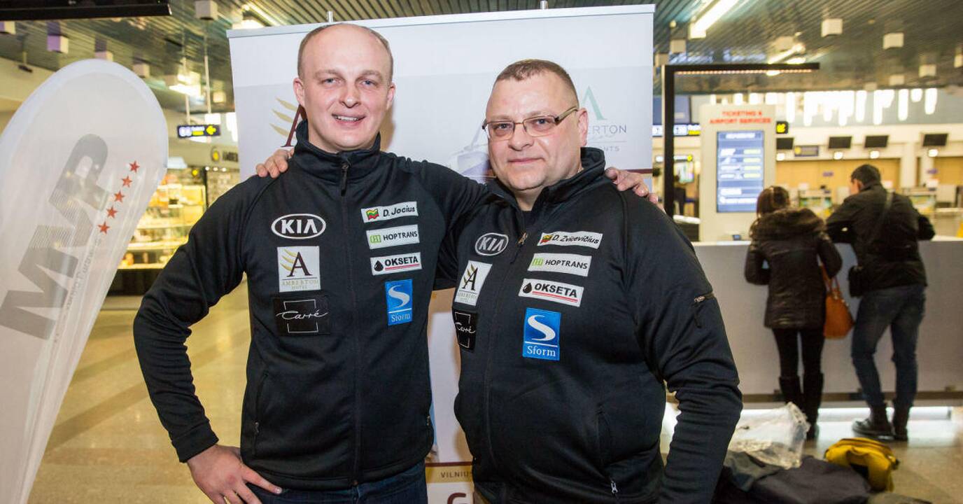 Tiki: treneris M.Pocius tiki, kad tiek D.Jocių, tiek D.Zvicevičių netrukus vėl išvysime automobilių sporto trasose.