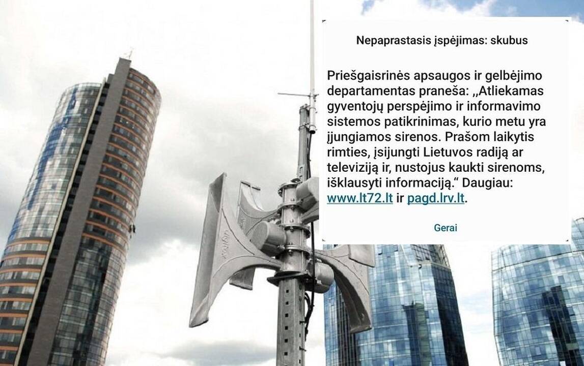 Sirenų negirdėjo, žinučių negavo: pratybos išryškino trūkumus