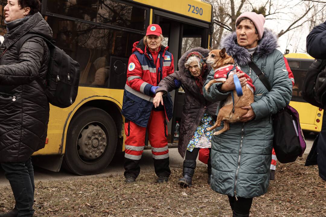 Kijevas atmeta humanitarinius koridorius į Rusiją ir Baltarusiją