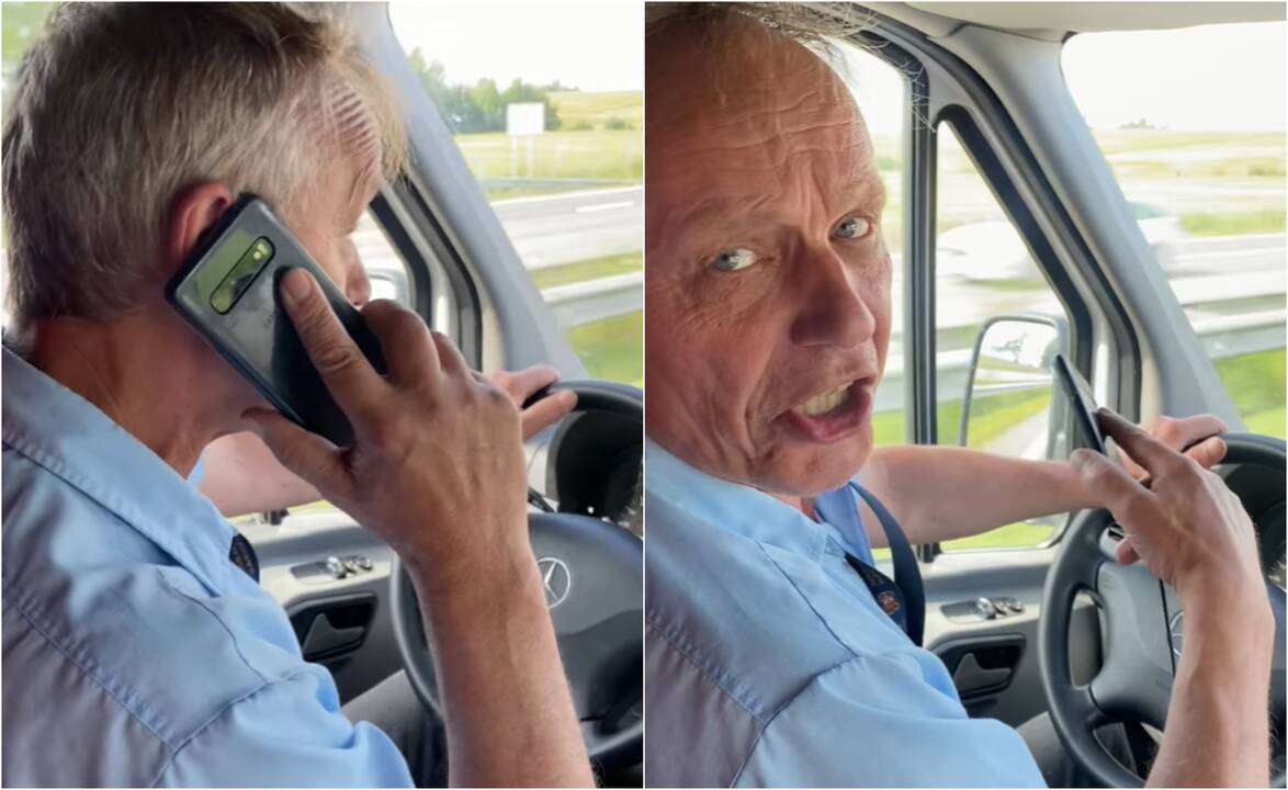 Pasibaisėjo autobuso vairuotojo elgesiu: jeigu suknežintų makaulę, ką kaltintų? 
