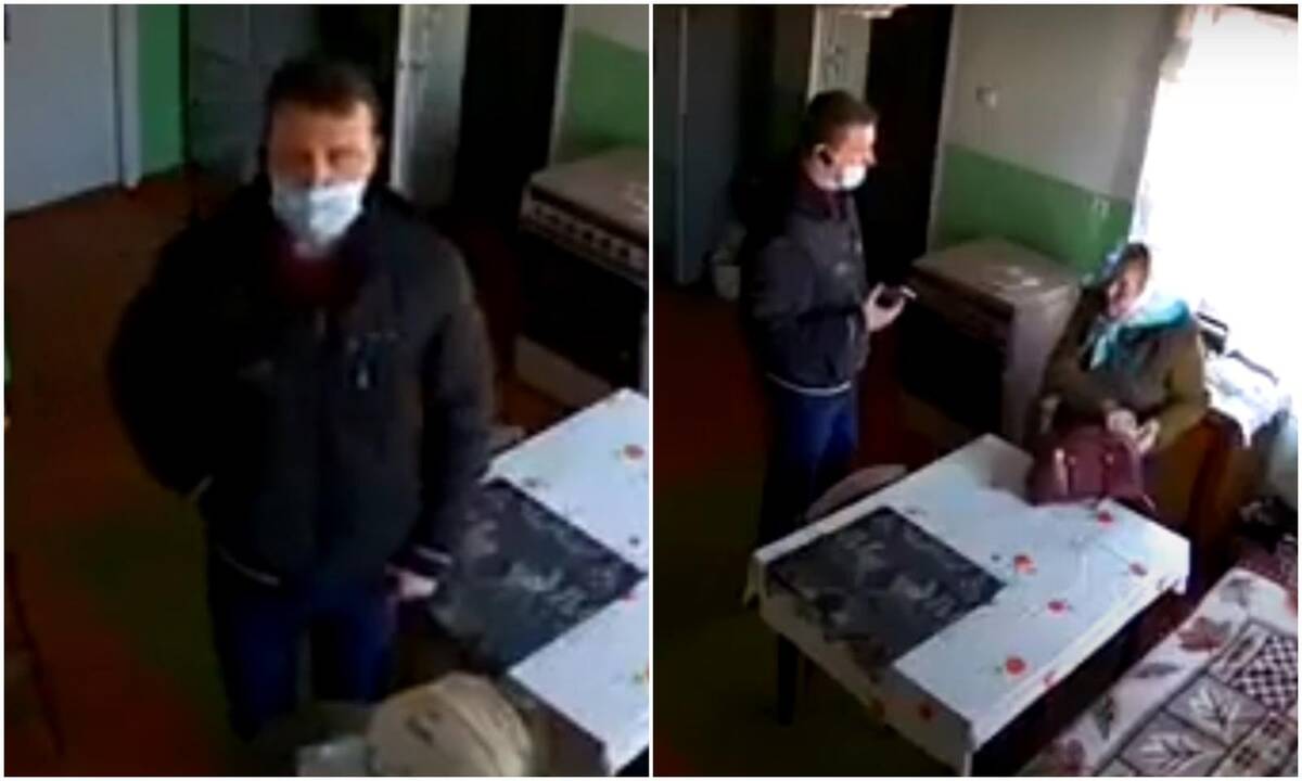 Slapta nufilmuota, kaip veikia sukčiai: „policininkas“ suokė apie padirbtus pinigus