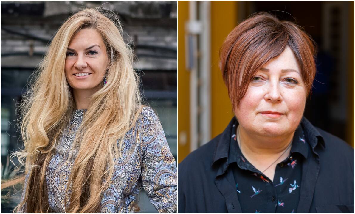 Rebeka Bruder (kairėje) ir Kristina Mišinienė (dešinėje)