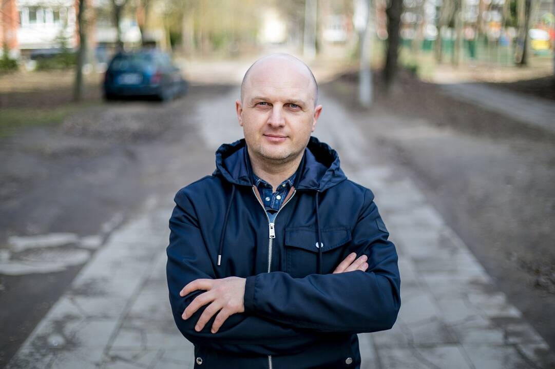 Iniciatyva: rašytojas D. Dargis nutarė nenuleisti rankų.