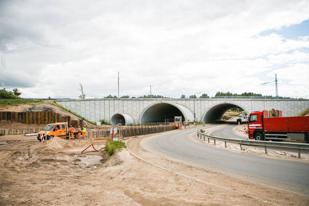 Statyba: Amalių pervažą apsups du viadukai.