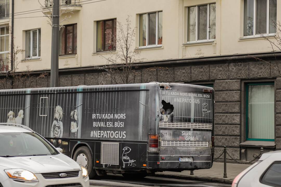 Kauno centre užsidegė autobusas