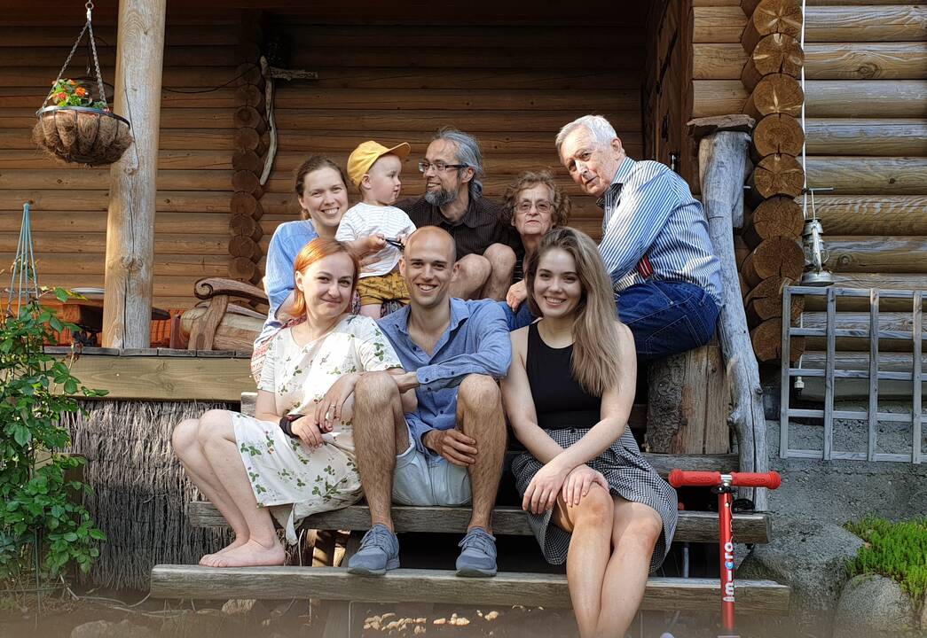 Inga Narijauskienė su šeima