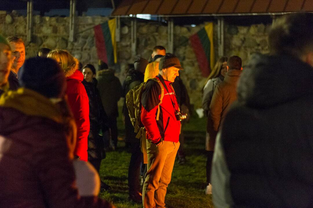 "Kovo 11-osio laužai" Kauno pilies prieigose