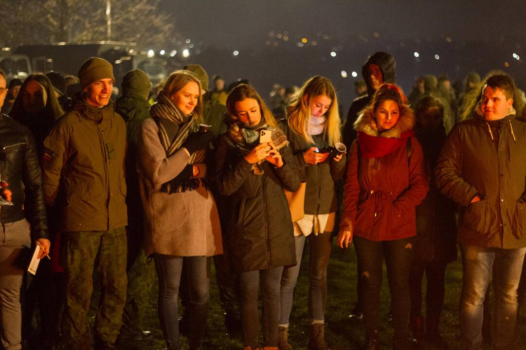 "Kovo 11-osio laužai" Kauno pilies prieigose