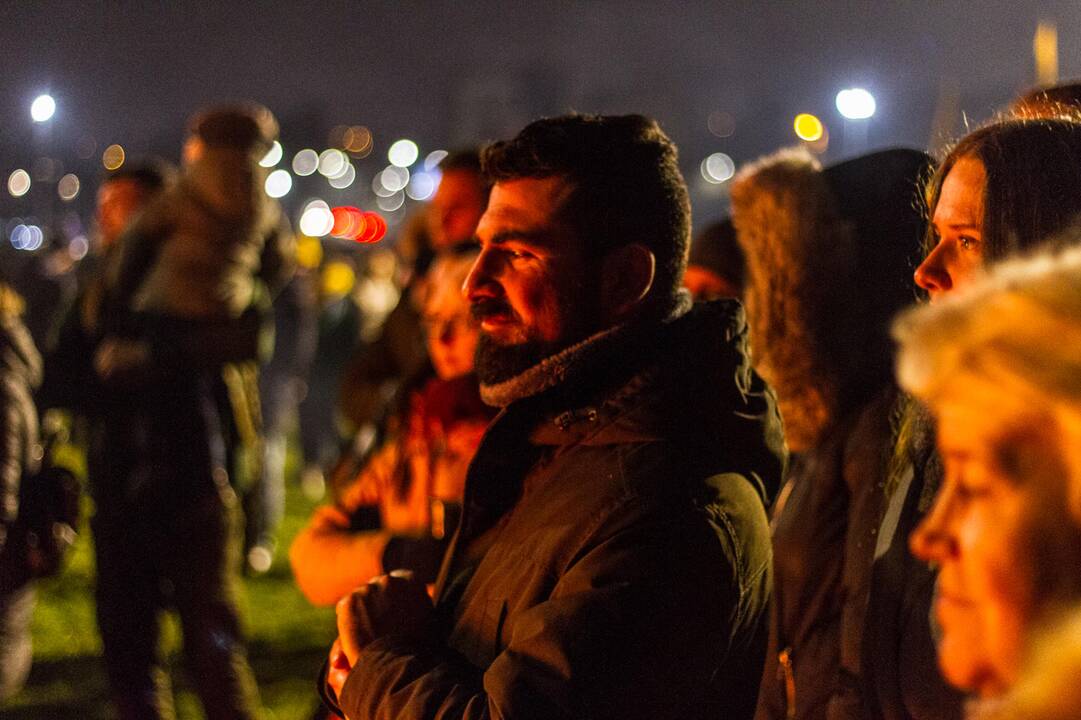 "Kovo 11-osio laužai" Kauno pilies prieigose