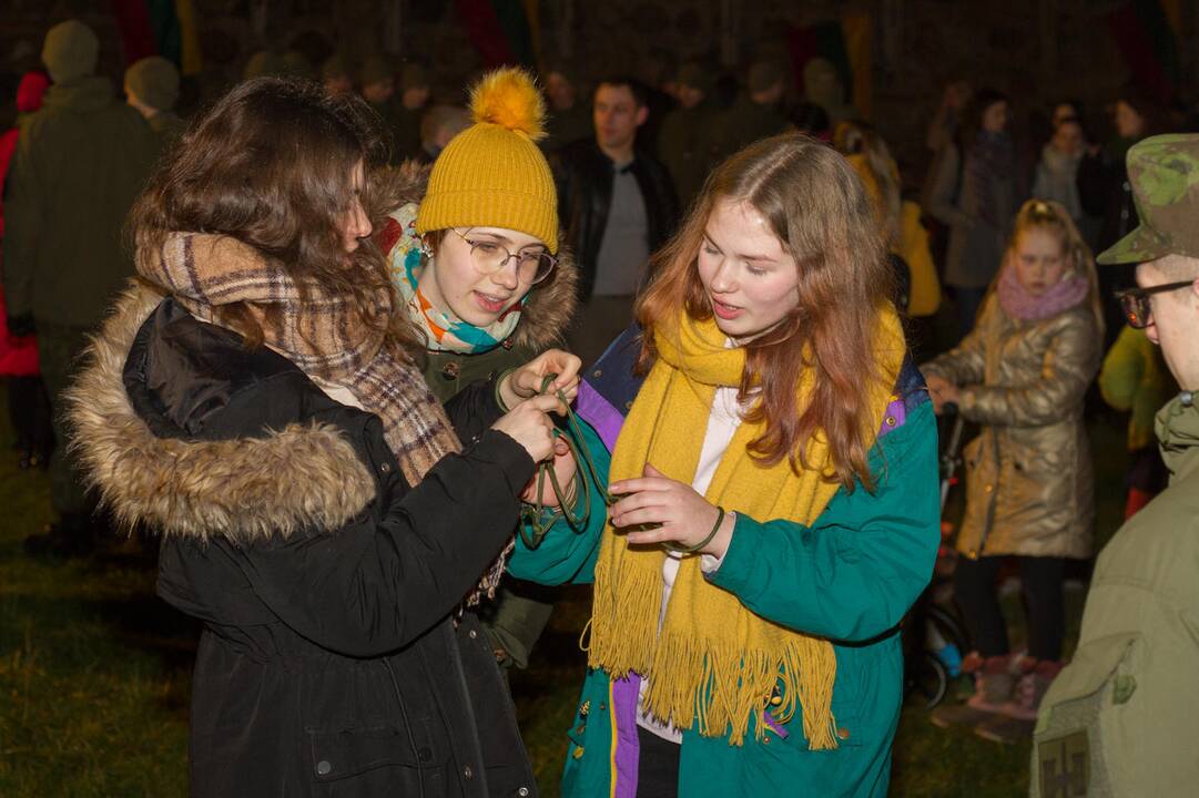 "Kovo 11-osio laužai" Kauno pilies prieigose
