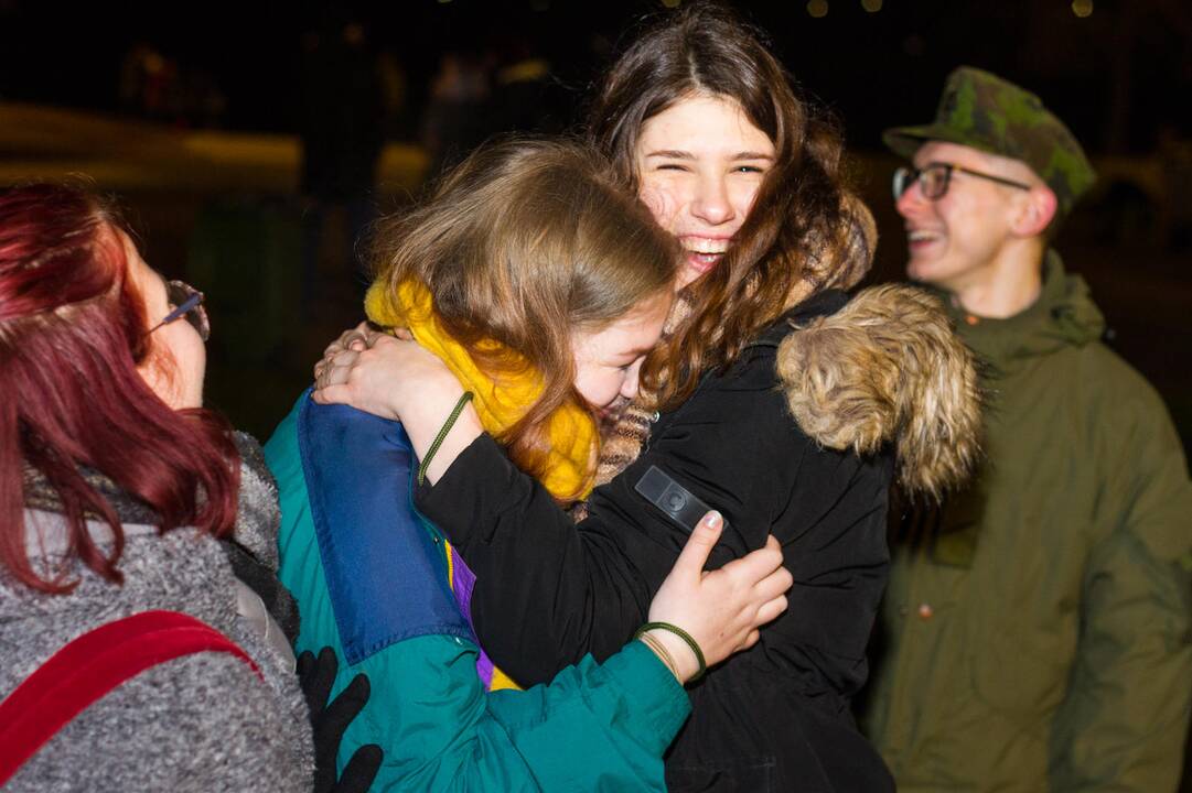 "Kovo 11-osio laužai" Kauno pilies prieigose