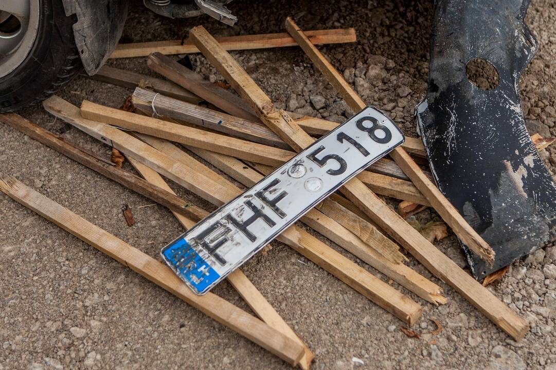 Avarija Savanorių ir Taikos prospektų sankryžoje