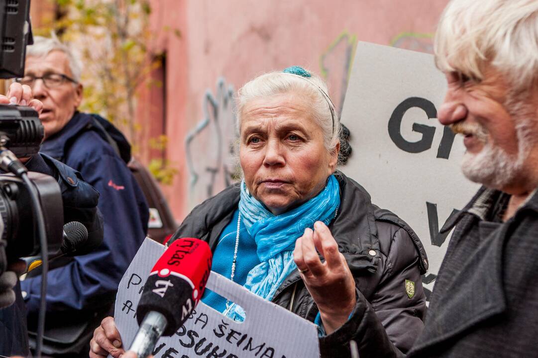 Piketas Kaune dėl atimtų vaikų