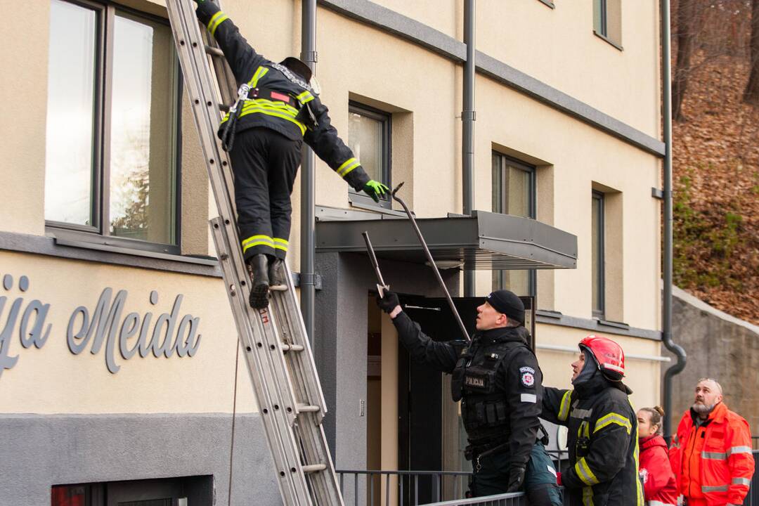 Asilo sulaikymas Žemaičių gatvėje
