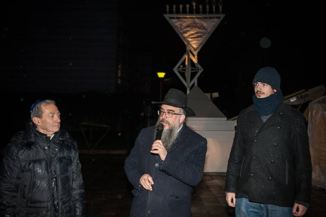 Menoros uždegimo ceremonija Kaune