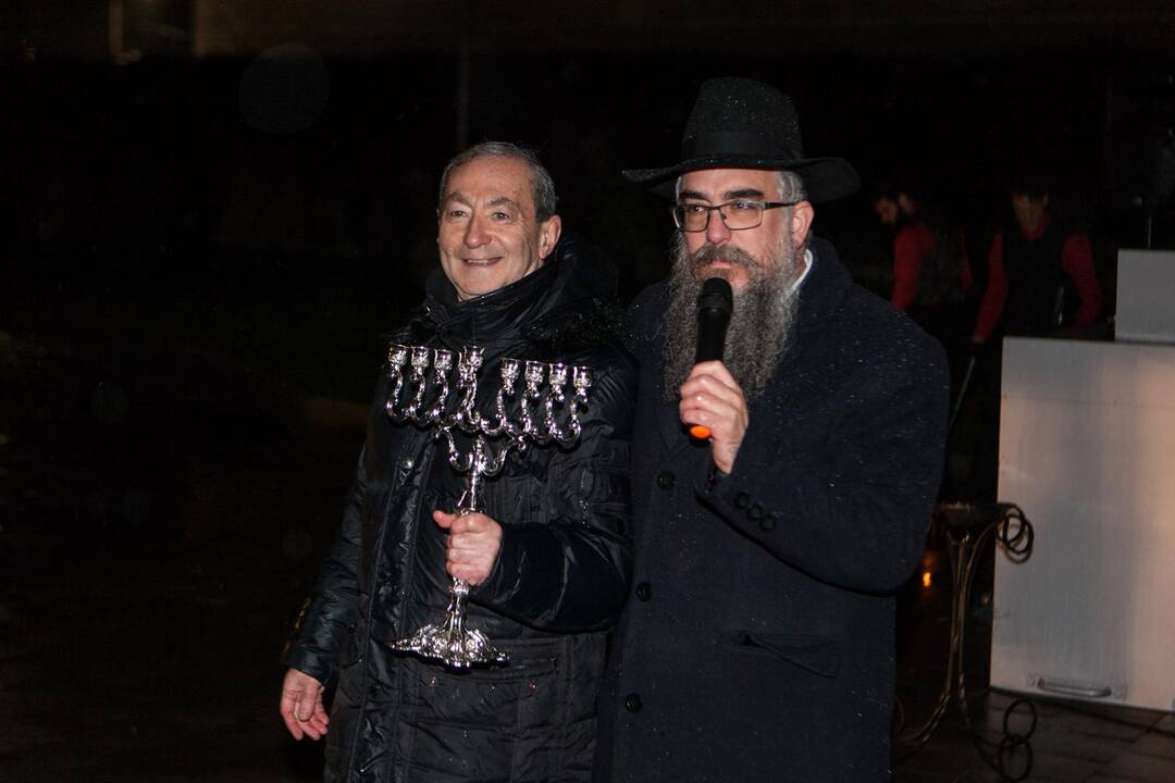 Menoros uždegimo ceremonija Kaune