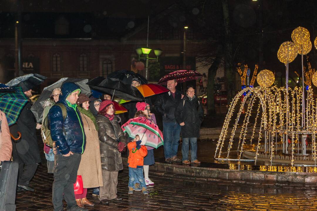 Menoros uždegimo ceremonija Kaune
