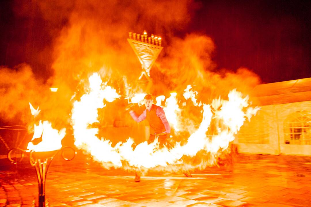 Menoros uždegimo ceremonija Kaune