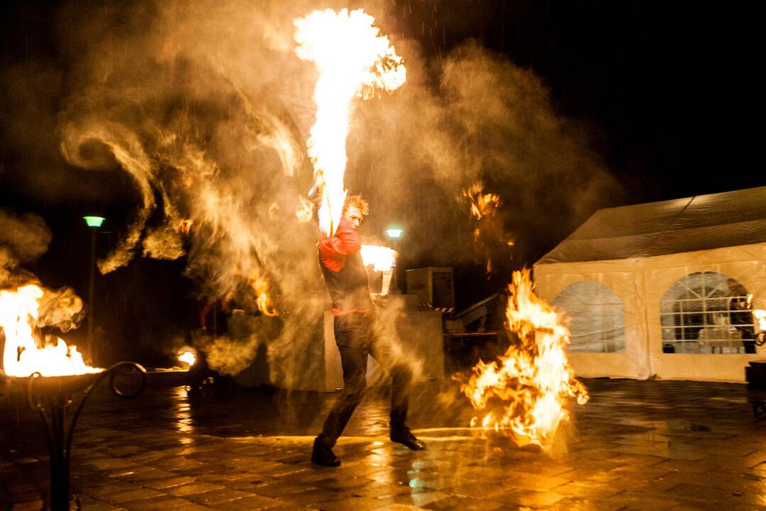 Menoros uždegimo ceremonija Kaune